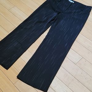 Le Belle womans Black dress slacks straight leg